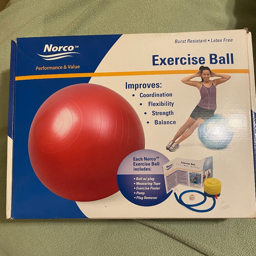 Red Exersize Ball
